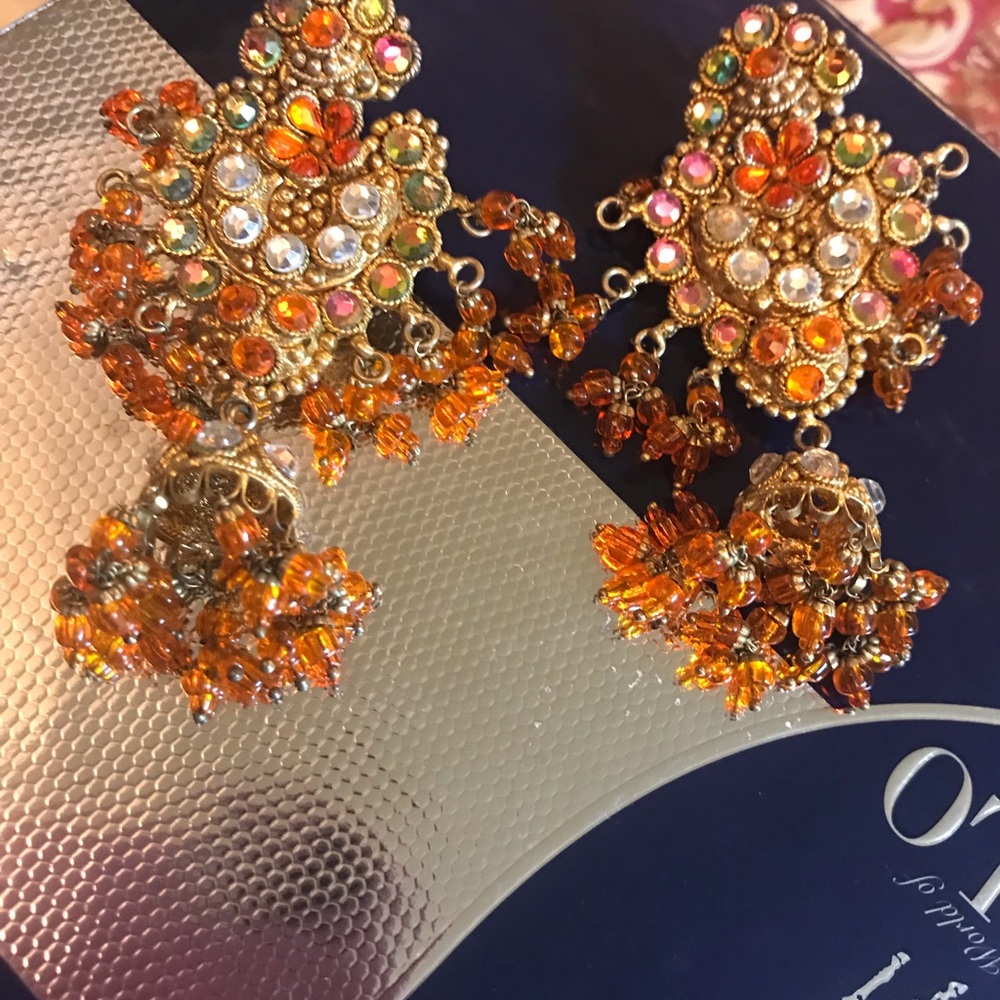 Goldplat earrings